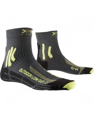 S-SOCKS TREK OUTDOOR LOW CUT ANTHRACITE/LIME