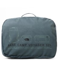 The North Face BASE CAMP VOYAGER DUFFEL 32L TANDORI SPICE RED/GRAVEL