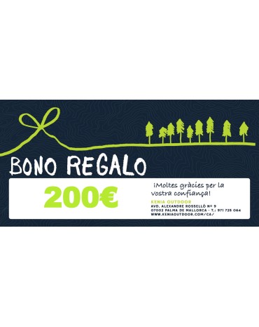 Tarjeta regalo 200€