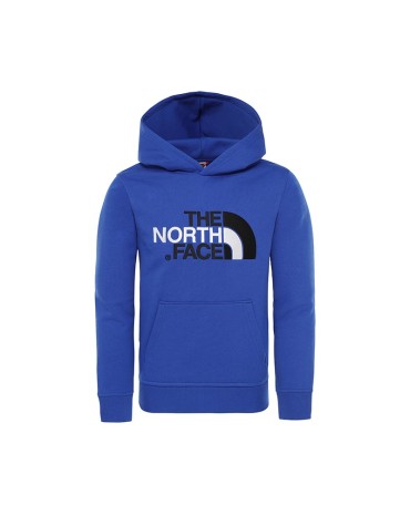 The North Face Y DREW PEAK PO HDY COSMIC BLUE/HIGH RISE GR