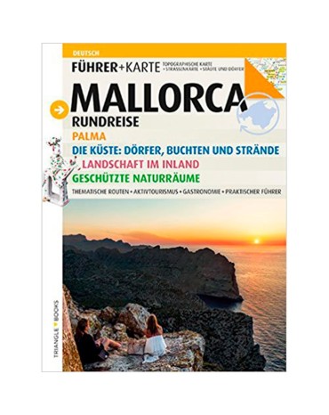 Guia-mapa turística Mallorca TRIANGLE (Alemán)