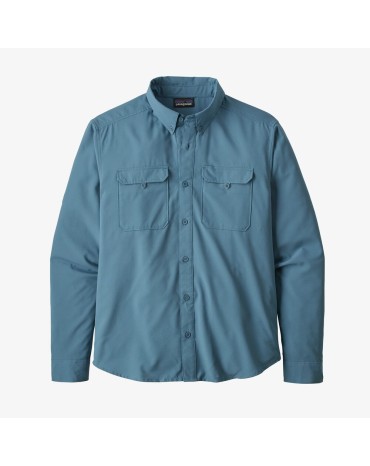 PATAGONIA  M'S L/S SELF GUIDED HIKE SHIRT PIGEON BLUE