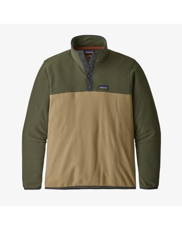 PATAGONIA  M'S MICRO D SNAP-T P/O NEW NAVY W/CLASSIC RED